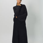 Dusan Silk Crepon Gaucho Pant XS / Black