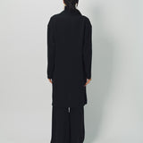 Dusan Silk Crepon Car Coat XS / Black