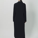 Dusan Heavy Crepe Silk Long Coat XS / Black