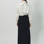 Dusan Double Satin Basic Shirt XS / White