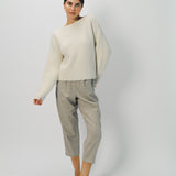 Dusan Wool Flannel Carrot Pants