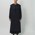 Dusan Cashmere Double Face Long Vest One Size / Black Wood