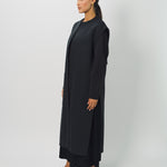 Dusan Cashmere Double Face Long Vest One Size / Black Wood