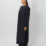 Dusan Cashmere Double Face Long Vest One Size / Black Wood
