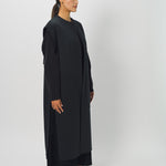 Dusan Cashmere Double Face Long Vest One Size / Black Wood