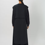 Dusan Cashmere Double Face Long Vest One Size / Black Wood