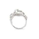 18K White Gold Exhale Diamond Stackable Ring