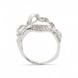 Bibi Van Der Velden Exhale Diamond Stackable Ring