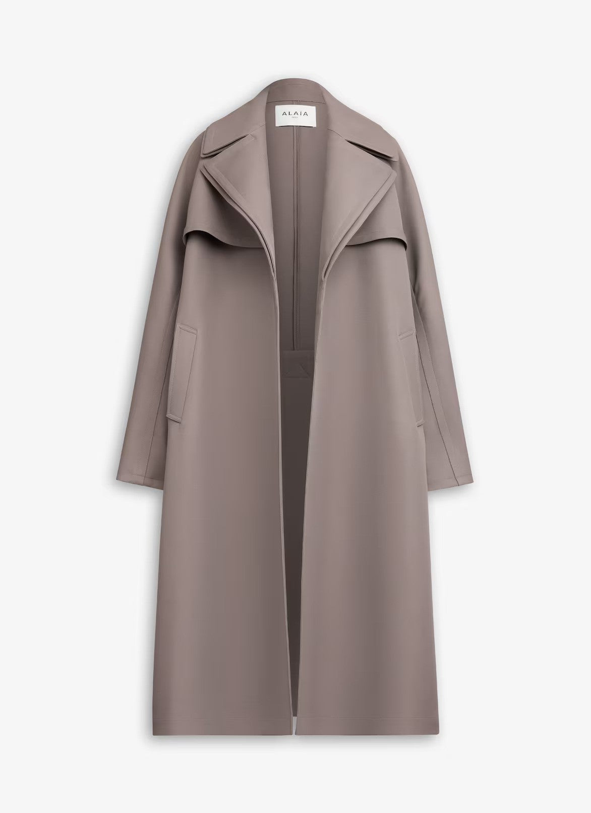 Alaia Taupe Trench Coat