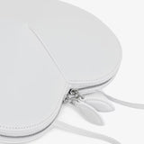 Azzedine Alaia Optic White Le Couer Bag in Calfskin
