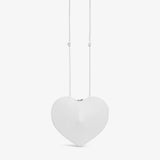 Azzedine Alaia Optic White Le Couer Bag in Calfskin