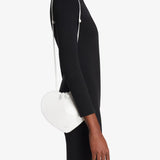 Azzedine Alaia Optic White Le Couer Bag in Calfskin