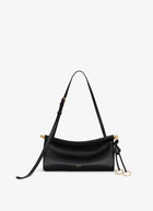 Le Click East West Small Bag in Leather - Black