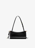 Le Click East West Small Bag in Leather - Black