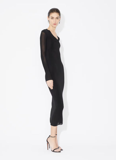 Layered Jersey Dress in Soft Jersey