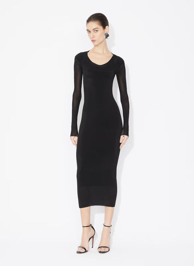 Layered Jersey Dress in Soft Jersey