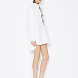 Azzedine Alaia Blanc Tunic Shirt Dress