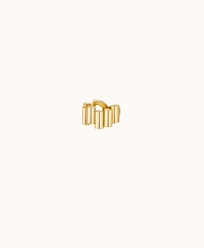 18K Yellow Gold Edge Earcuff