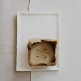 Oberflacht Rectangle Tray in Cream