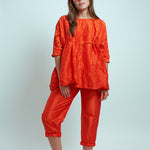 Daniela-Gregis-Sigaretta-Trouser-Red-Orange-Sigaretta-Trouser-Amarees