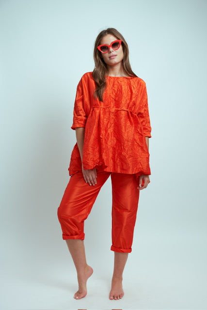 Daniela-Gregis-Sigaretta-Trouser-Red-Orange-Sigaretta-Trouser-Amarees