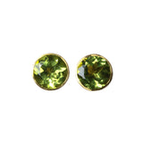 Marie-Hélène De Taillac 22K Yellow Gold Peridot Bindi Studs