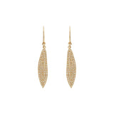 Ileana Makri 18K Yellow Gold Falling Leaves Earrings