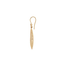 18K Yellow Gold Falling Leaves Earrings