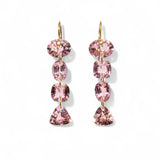 Marie-Hélène De Taillac 20K Yellow Gold Pink Tourmaline Arabella Earrings