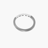Ileana Makri 18k White Gold 5 Baguette Diamond Ring