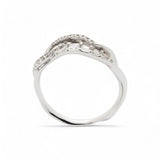 Bibi Van Der Velden Inhale Diamond Stackable Ring