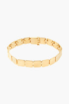Ileana-Makri-18K-Yellow-Gold-Large-Tile-Bracelet-Amarees
