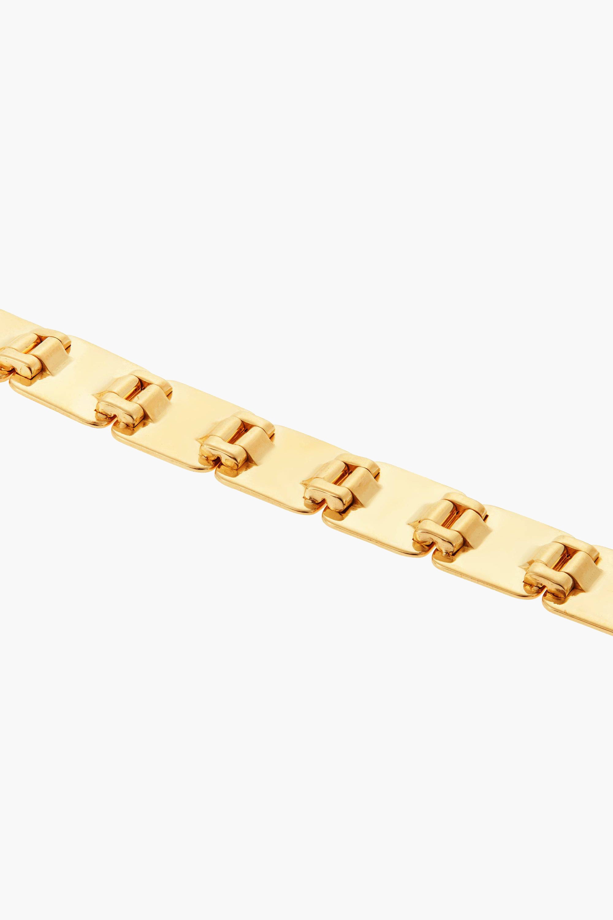 Ileana-Makri-18K-Yellow-Gold-Large-Tile-Bracelet-Amarees