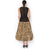 Alaia A-Line Taffeta Skirt
