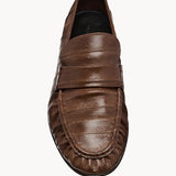 The Row Soft Loafer in Eel