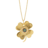 Ileana Makri Lucky Clover Eye Pendant