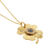 Ileana Makri Lucky Clover Eye Pendant