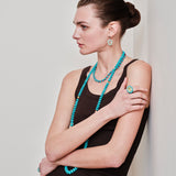 Ileana Makri Turquoise & Tourmaline Sea Foam Ring