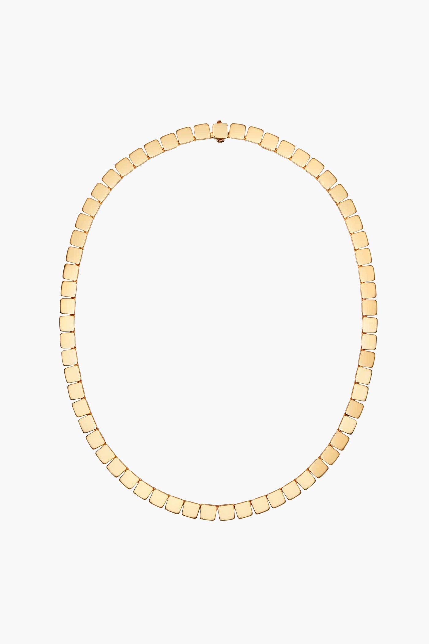 Ileana-Makri-18K-Yellow-Gold-Medium-Tile-Necklace-Amarees