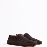 The Row Men's Leo Loafer in Suede and Shearling