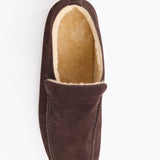 The Row Men's Leo Loafer in Suede and Shearling