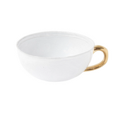 Astier de Villatte Mini Sacai Salad Bowl with Golden Handle