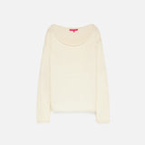 The Elder Statesman Nora Lite Oversized Crew