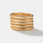 18K Yellow Gold Single Rolling Bracelet