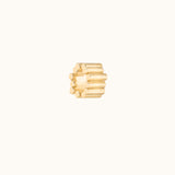 Viltier 18K Yellow Gold Edge Pendant