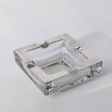 Ramstad Sterling Silver and Glass Ashtray