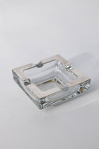 Sterling Silver and Glass Ashtray
