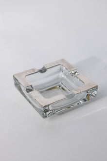 Sterling Silver and Glass Ashtray