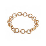 Ileana Makri Round Link Diamond Bracelet