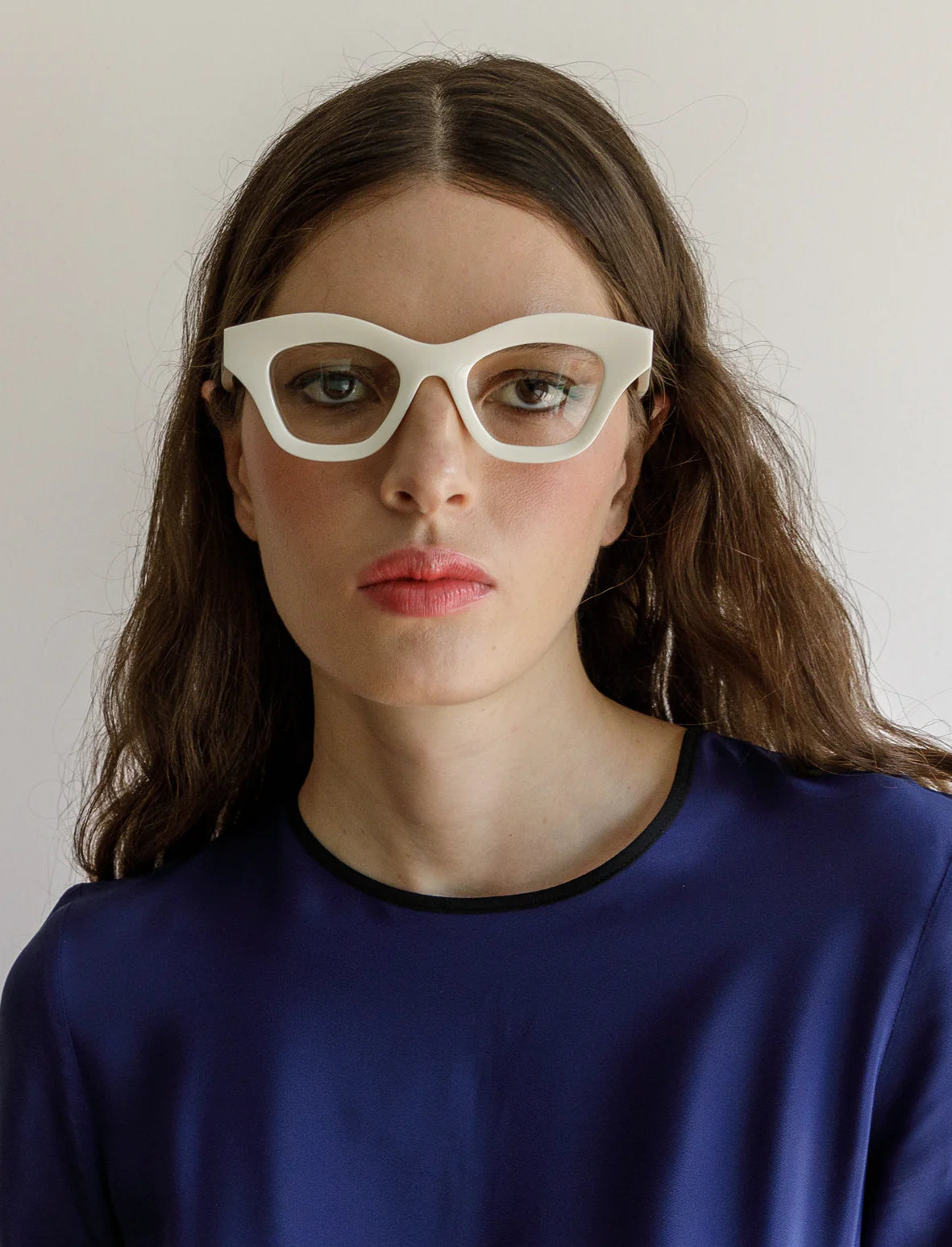 Tessa Petit Off White Rx Glasses
